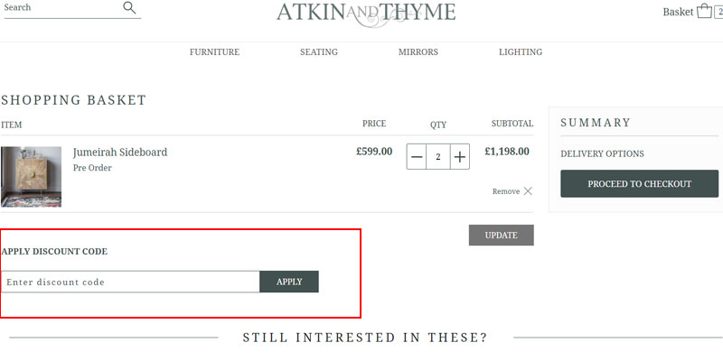 atkin and thyme discount code uk