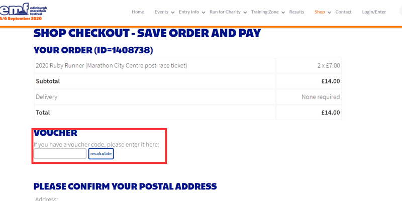 Edinburgh Marathon Voucher Code