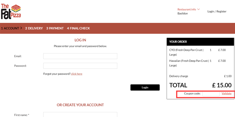 Coupon code for extreme pizza